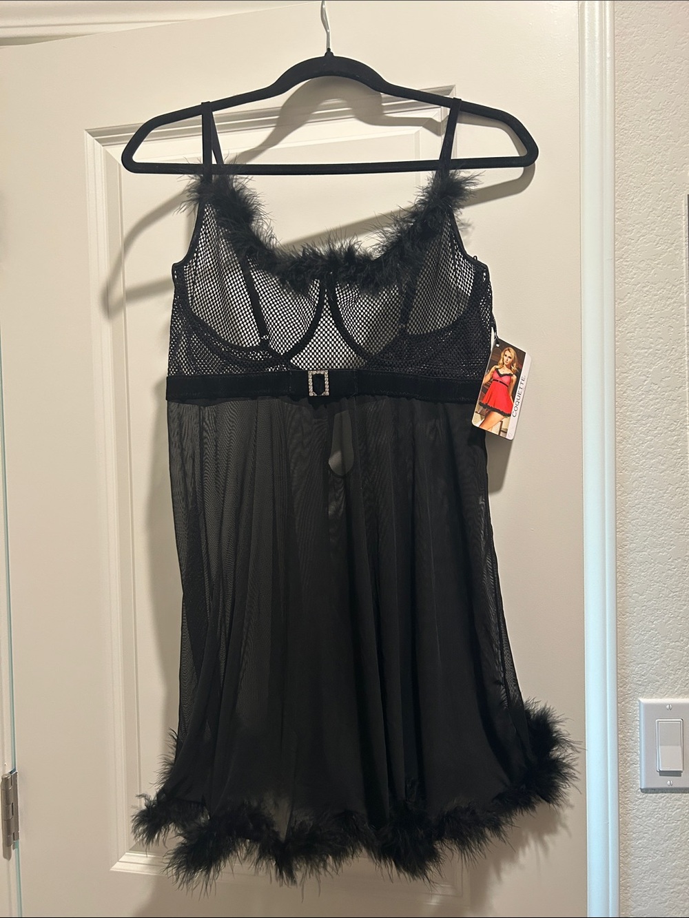 Coquette Fishnet Babydoll